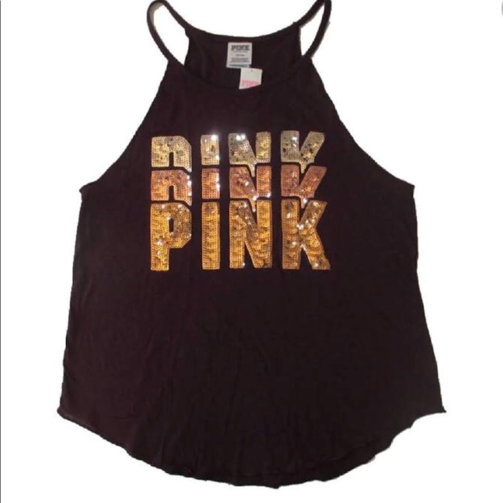 PINK VS |  Tank Embellished w/Sequins - Picture 2 of 5